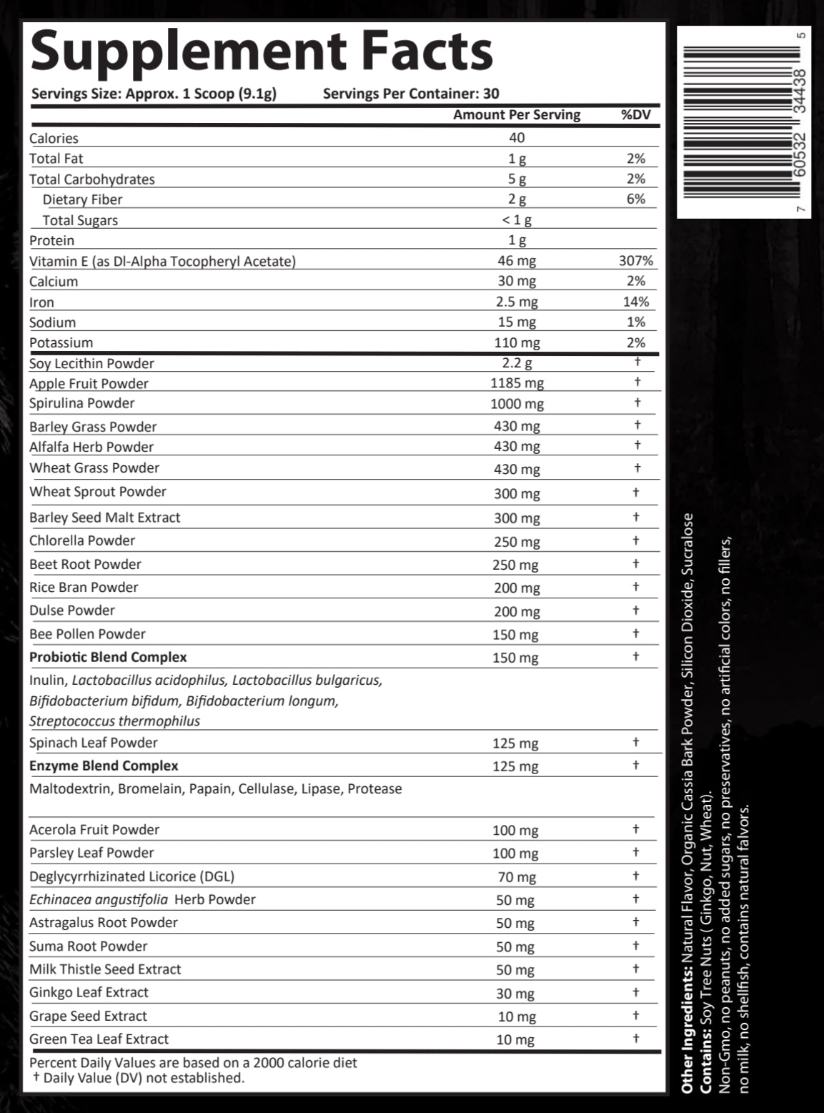 Green Superfood - Apple Cinnamon Turnover Flavor