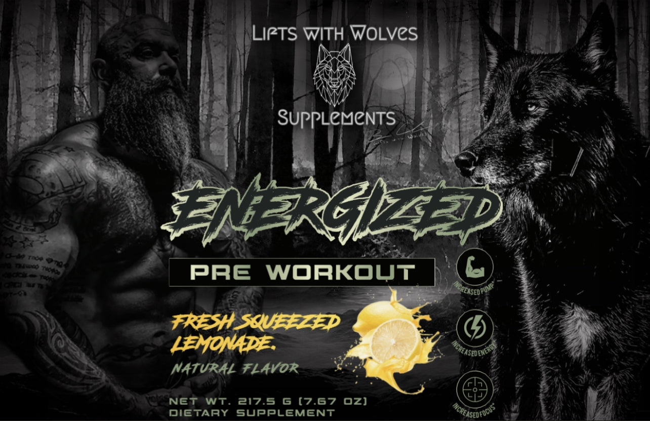 Energized Pre Workout - Fresh Squeezed Lemonade Flavor