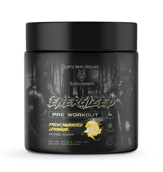 Energized Pre Workout - Fresh Squeezed Lemonade Flavor