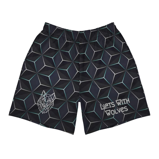 Cube Design Athletic Shorts